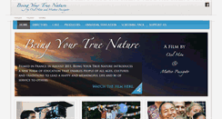 Desktop Screenshot of beingyourtruenature.org